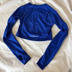 Alphalete Stratus Long Sleeve Sapphire